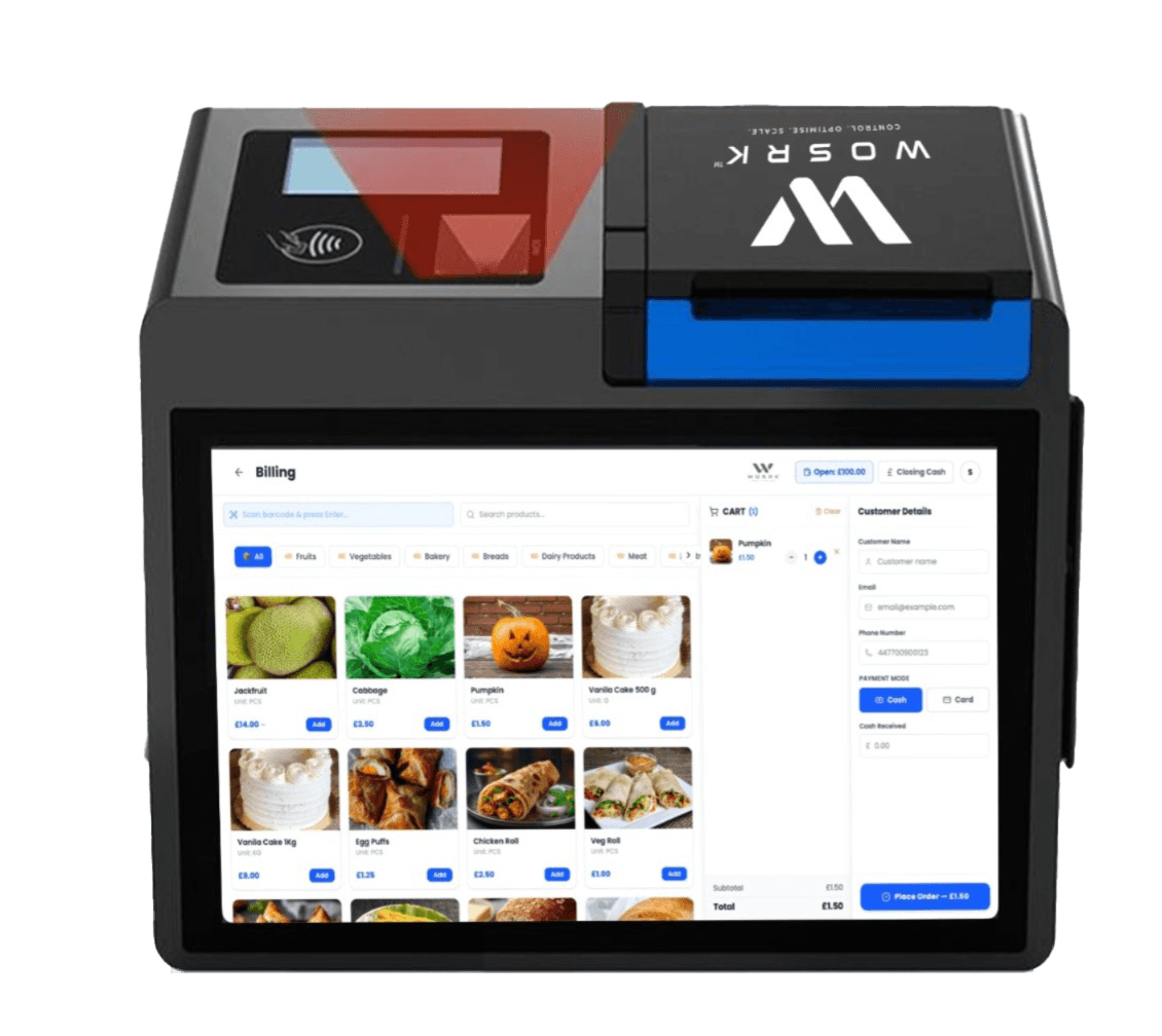 WOSRK POS Terminal